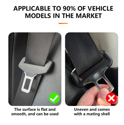 Car seat belt buckle leather protective cover (2PCS)