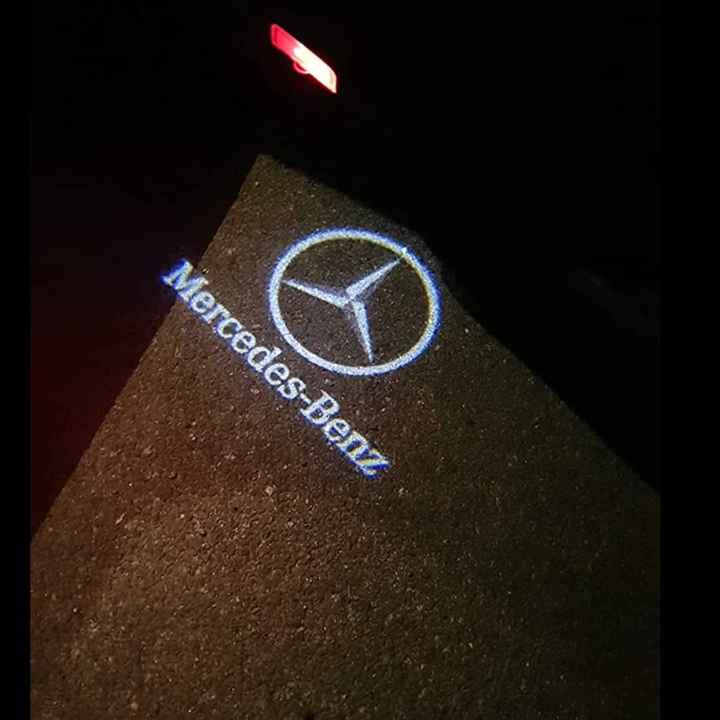 Custom brand projector for stick-on door