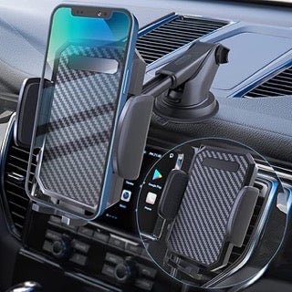 Suction Car Phone Holder + Free Air Vent Attachment - Honaty - Official Website